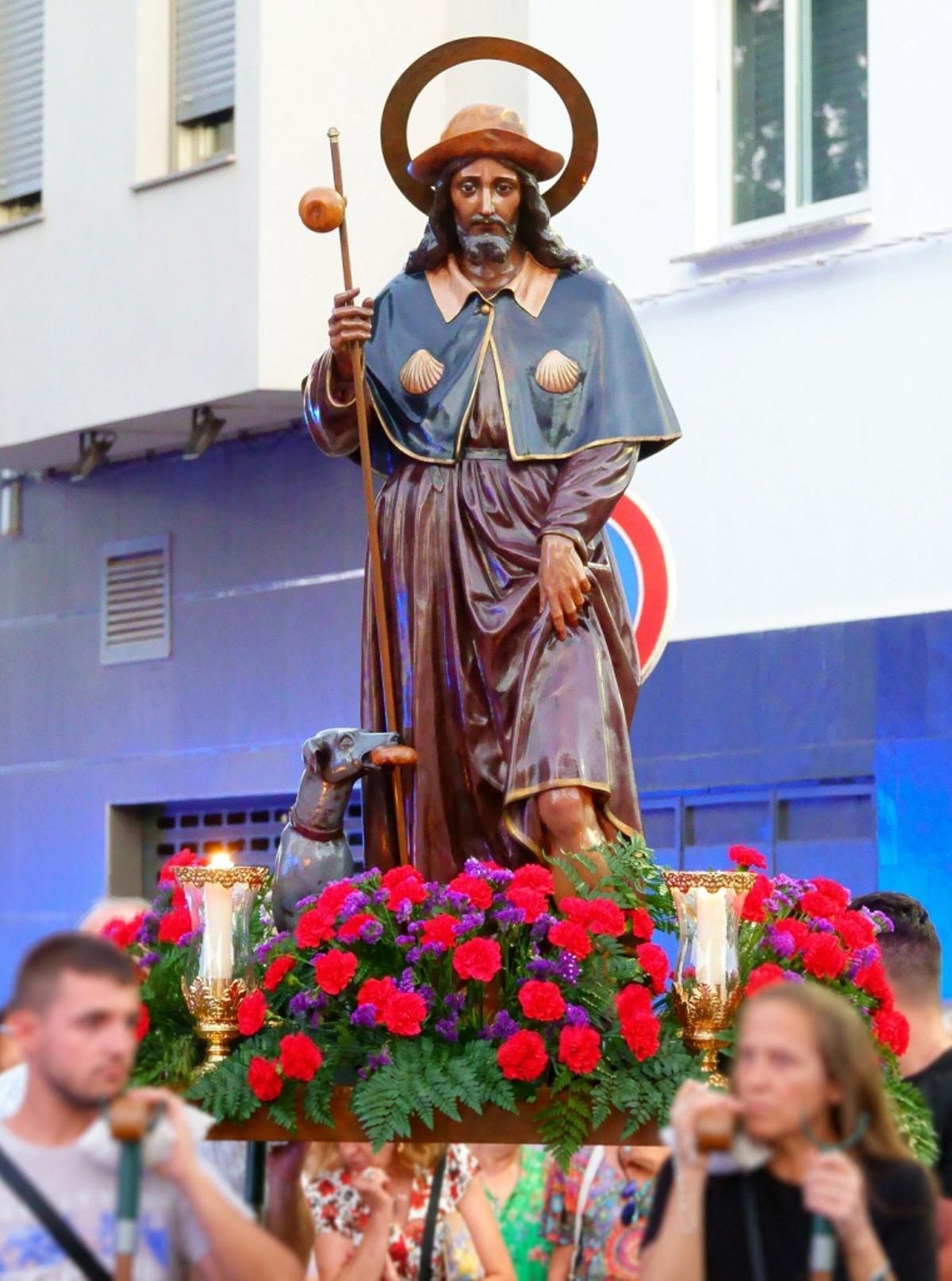 Procesión de san Roque en 2023.