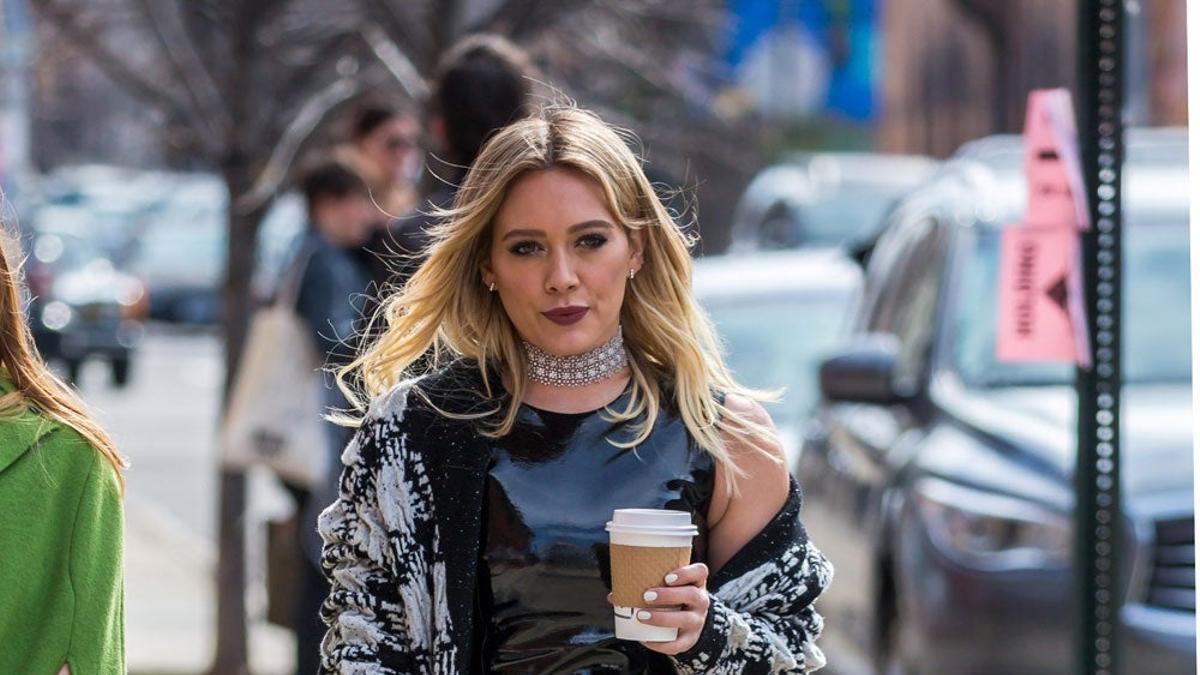 Hilary Duff en el rodaje de 'Younger'