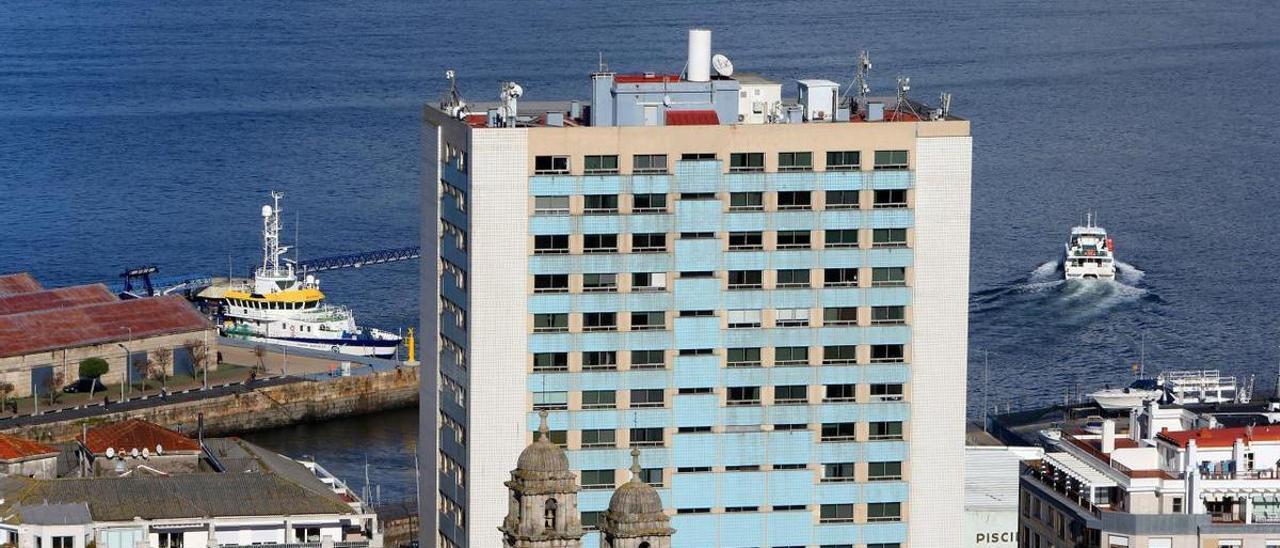 El Hotel Bahía de Vigo.