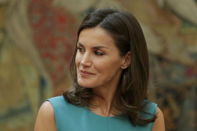 Letizia Ortiz, en el palacio del Pardo