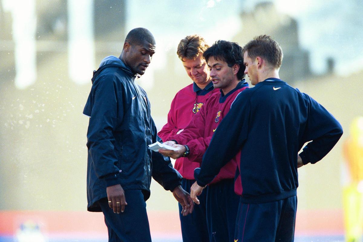 Las fotos que no recordabas de Mourinho en el Barça