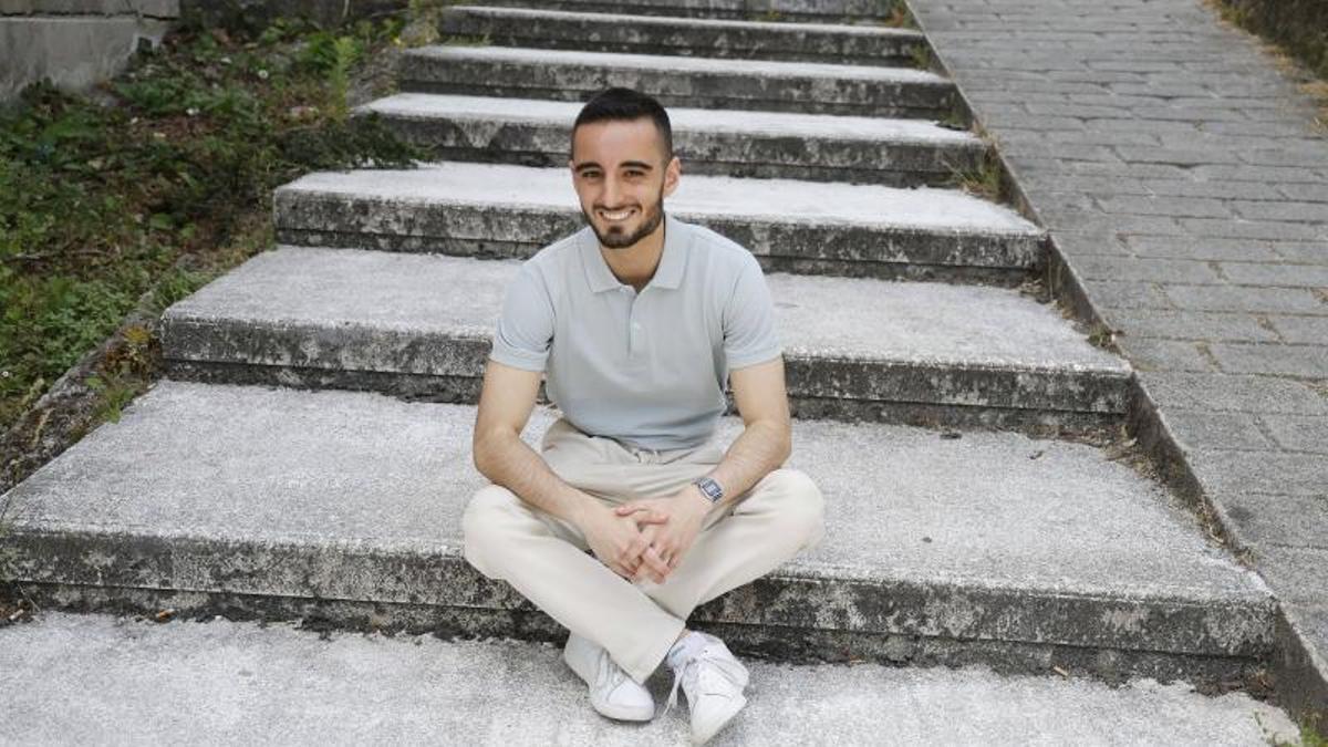 El alumno del Peleteiro de Santiago Gonzalo Rodríguez estudiará Contabilidad y Finanzas en Oviedo.