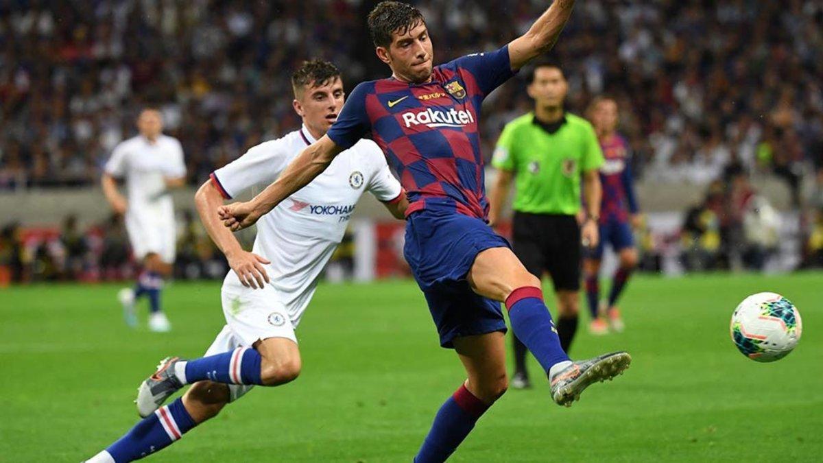 Sergi Roberto empezó en el medio del campo