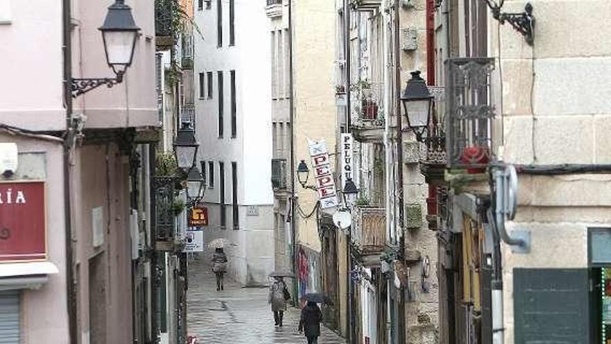 Una de las calles del casco histórico de la ciudad. // Iñaki Osorio