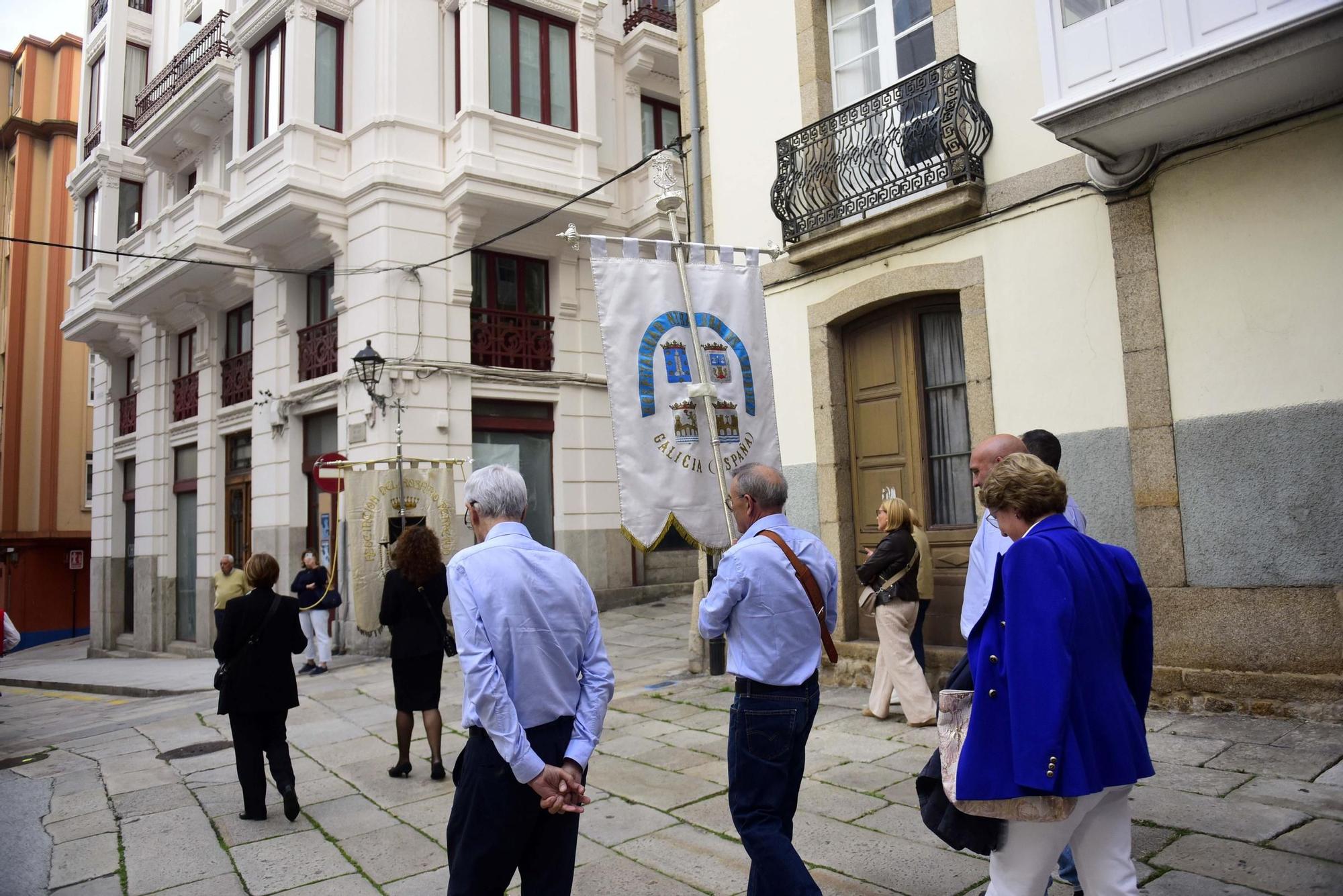 Casteleiro Procesión en honor a la Virgen del Rosario, patrona de A Coruña