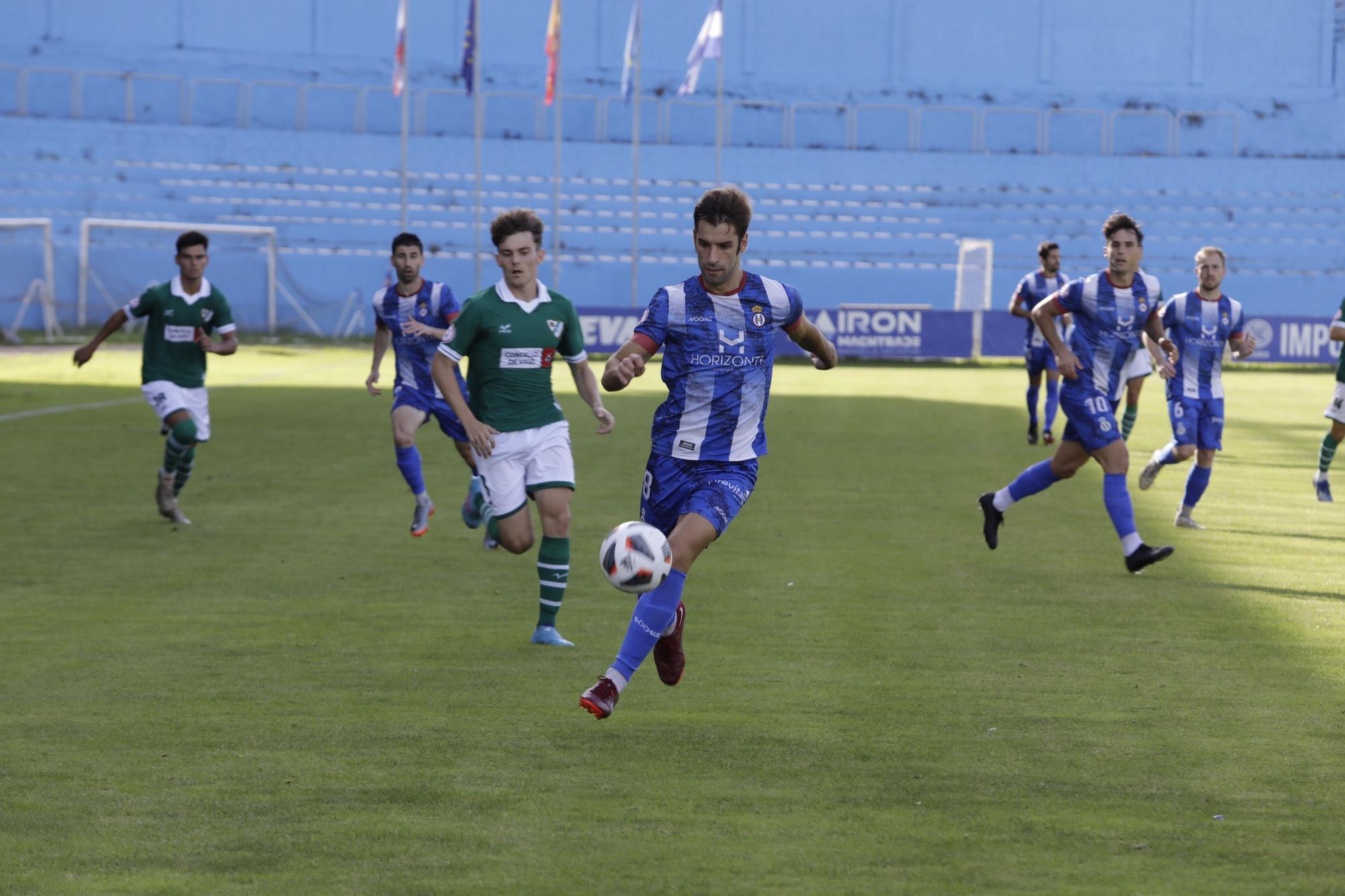 Las imágenes de la primera jornada de los asturianos en Segunda RFEF