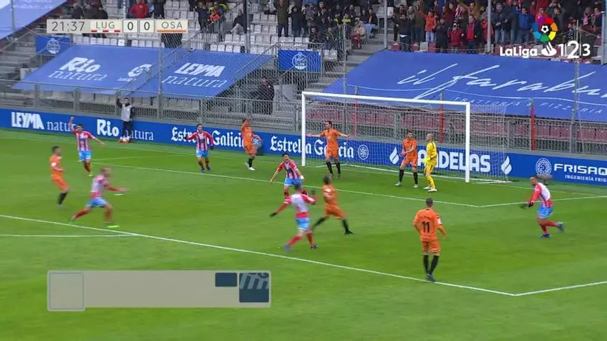 LaLiga 123: Los goles del Lugo - Osasuna (2-2)