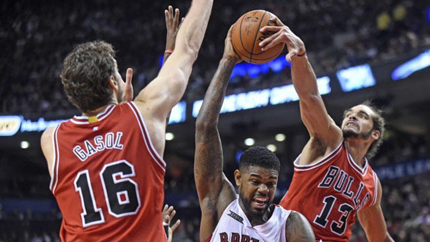 Pau Gasol, durante el partido contra los Raptors.