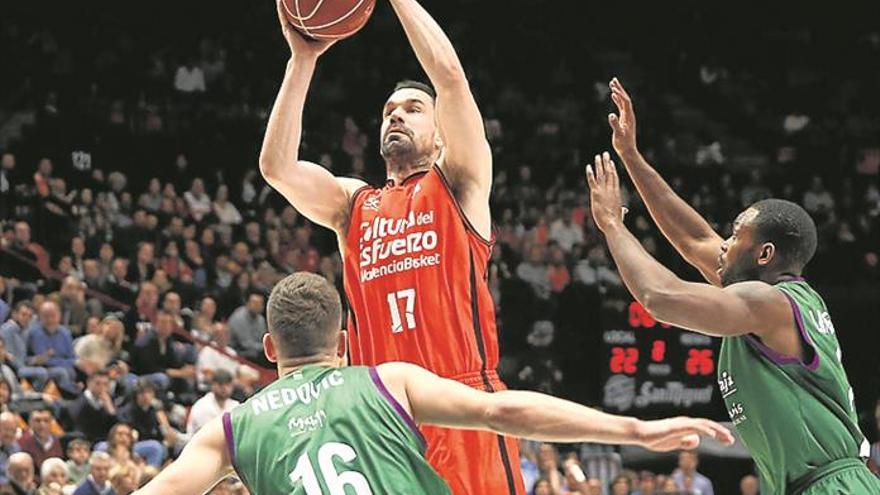 El Valencia Basket, líder tras el tropiezo del Iberostar