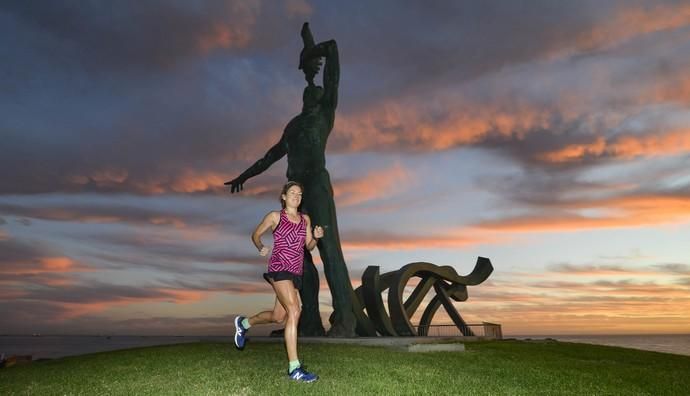 27/12/2018 LAS PALMAS DE GRAN CANARIA. Kerstin Engelmann, campeona de la HPS San Silvestre 2017. FOTO: J. PÉREZ CURBELO