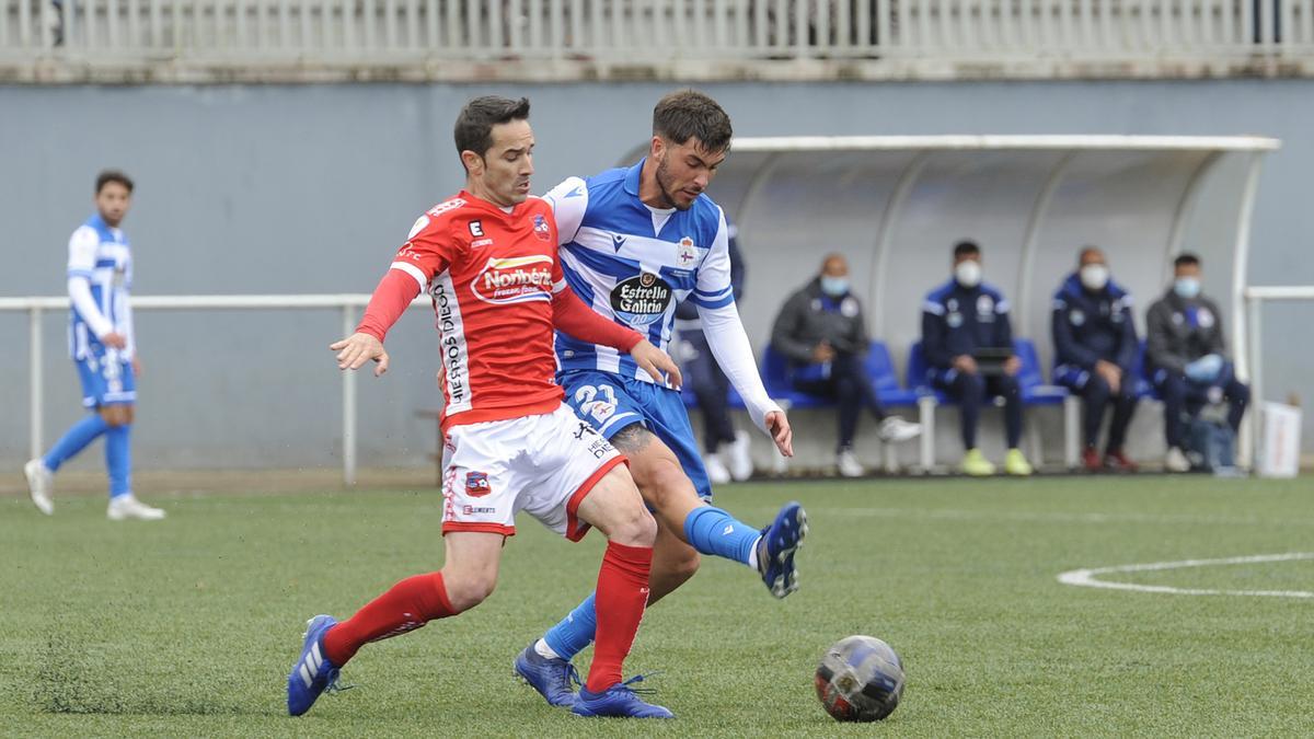 Javicho, en un partido anterior del Estradense