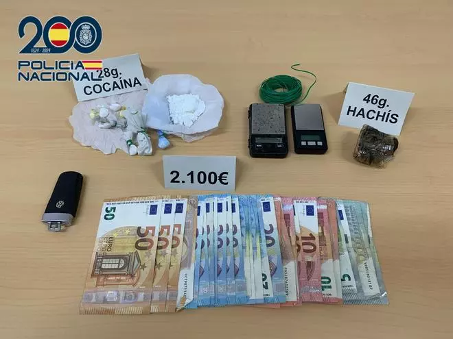 Operación antidroga en el Jardinet y en la avenida República Argentina de Gandia