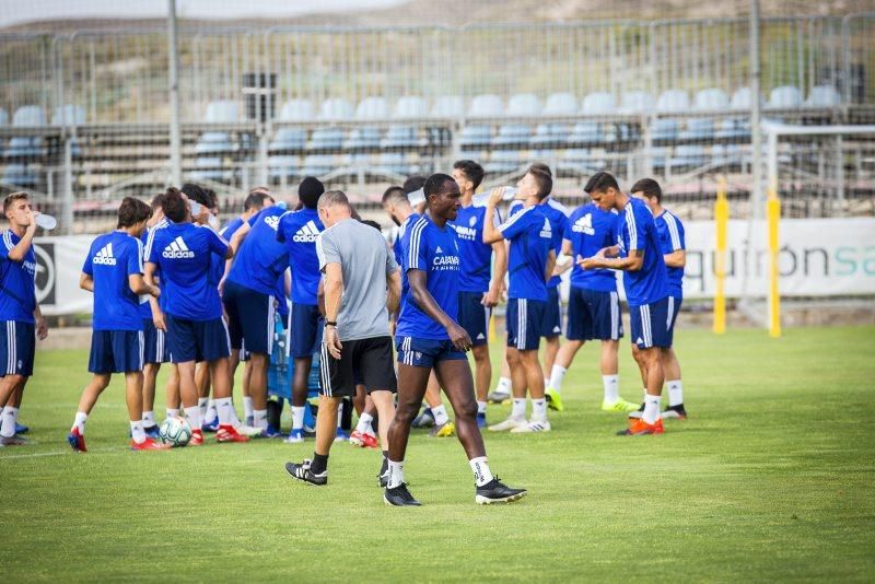 Entrenamiento del Real Zaragoza del 24 de julio