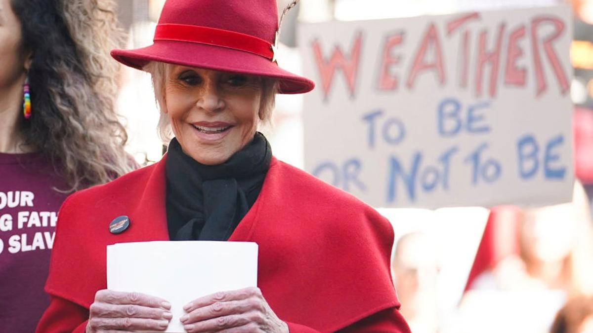 Jane Fonda en el 'Fire Drill Friday' (Los Ángeles) del pasado mes de febrero