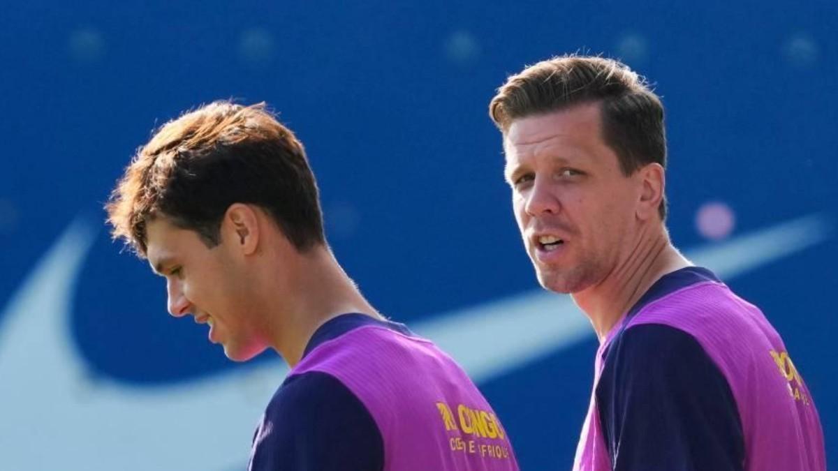 Kochen y Tek comparten el día a día de los entrenamientos del primer equipo blaugrana