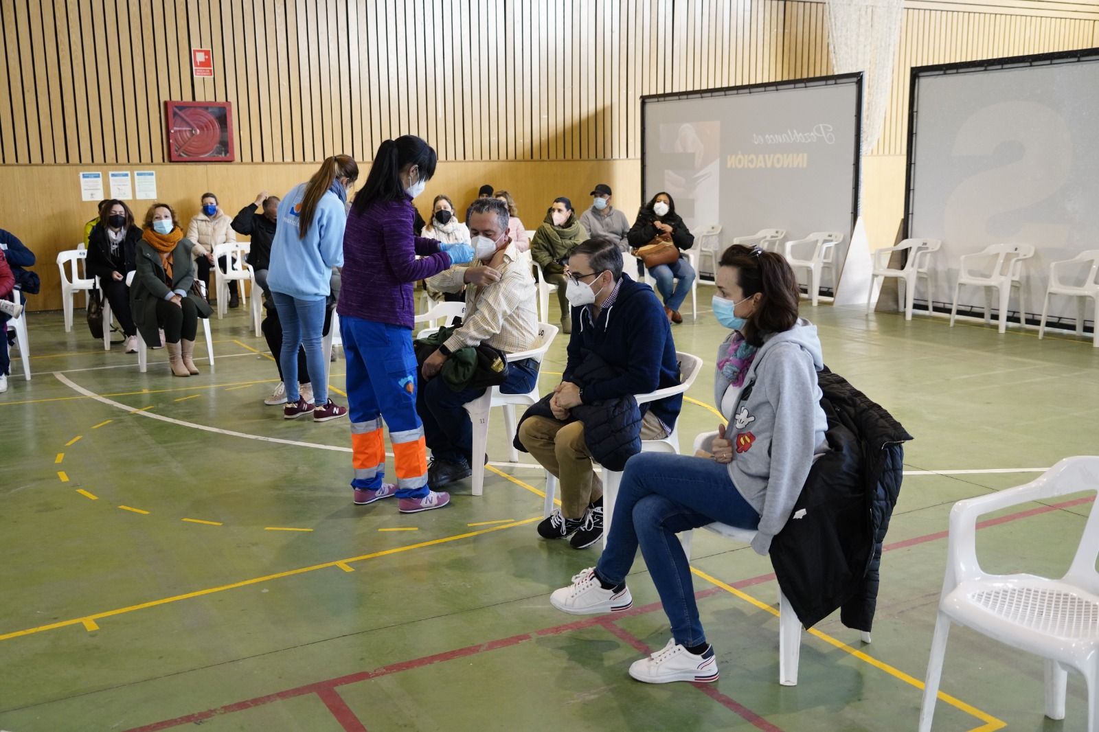 Vacunación masiva sin cita contra el covid en Pozoblanco