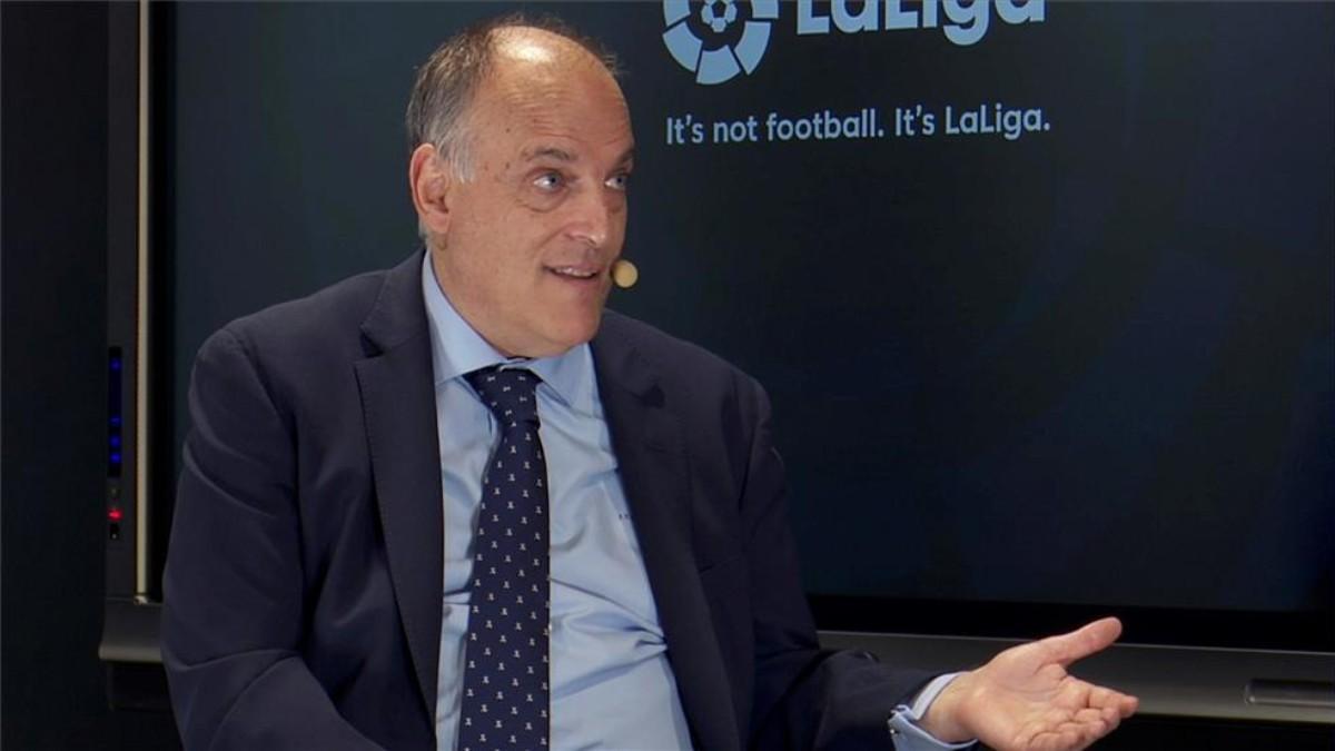 Javier Tebas, presidente de La Liga.