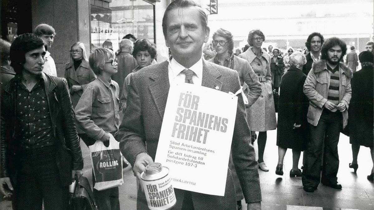 Olof Palme, en octubre de 1975.