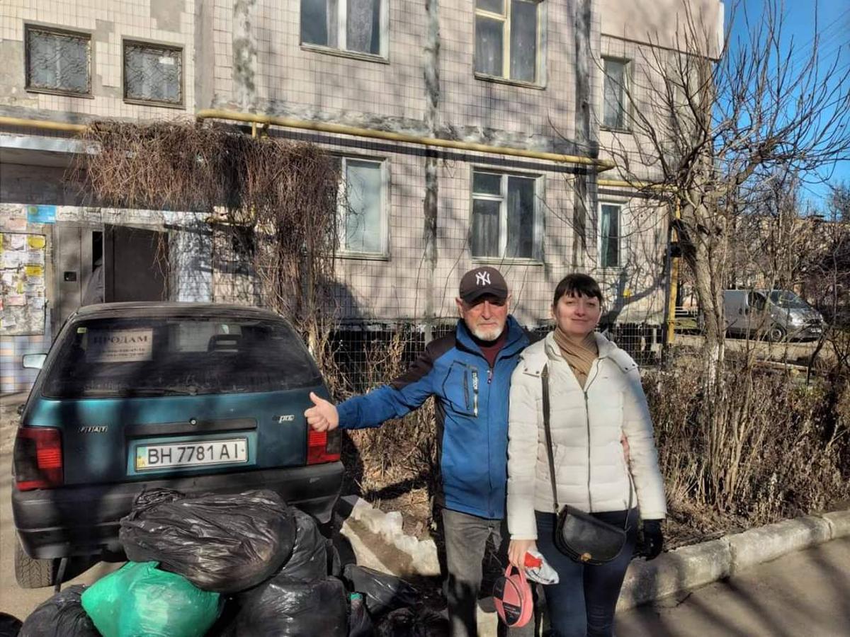 Mariano García, antes de ser detenido, junto a Tatiana.
