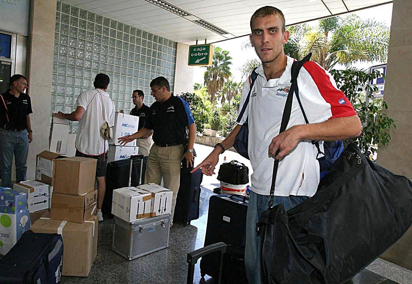 Iñaki de Miguel, en la concentración de la selección (2005)