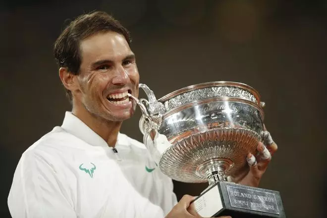 Las mejores imágenes de la victoria de Rafa Nadal en la final de Roland Garros 2020