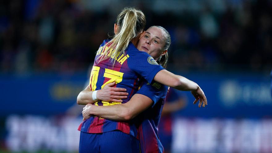 Carla Julià, MVP del partido FC Barçelona - Madrid CFF: "Al final cuando das una buena versión disfrutas jugando y es lo más importante"