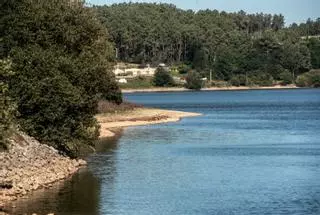 Cecebre , el segundo embalse más vacío de los que abastecen a los vecinos del litoral gallego