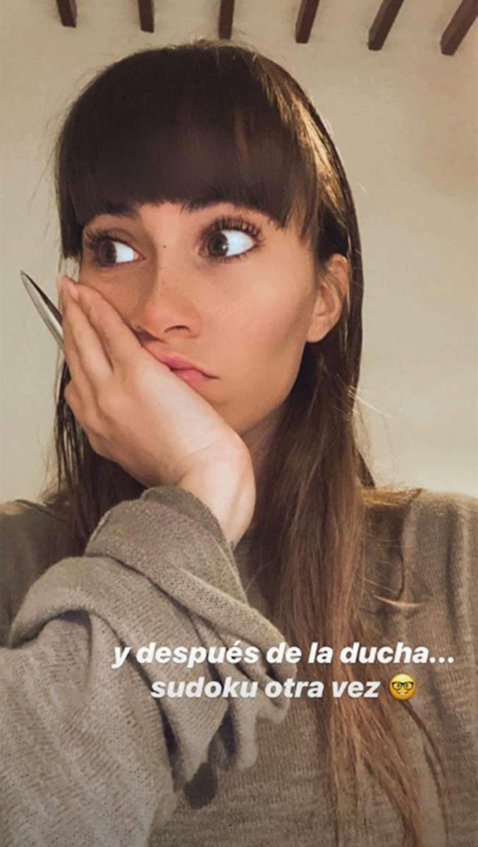 Aitana en Instagram durante la cuarentena