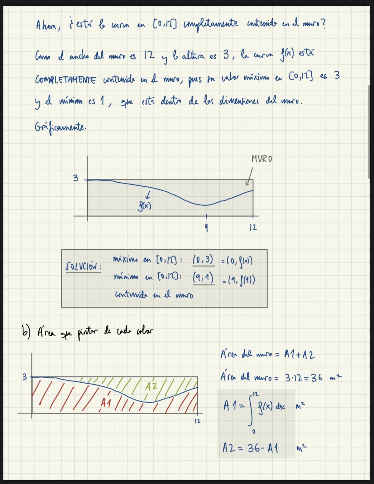 Ejercicio resuelto de la PAU de Matemáticas II en Madrid