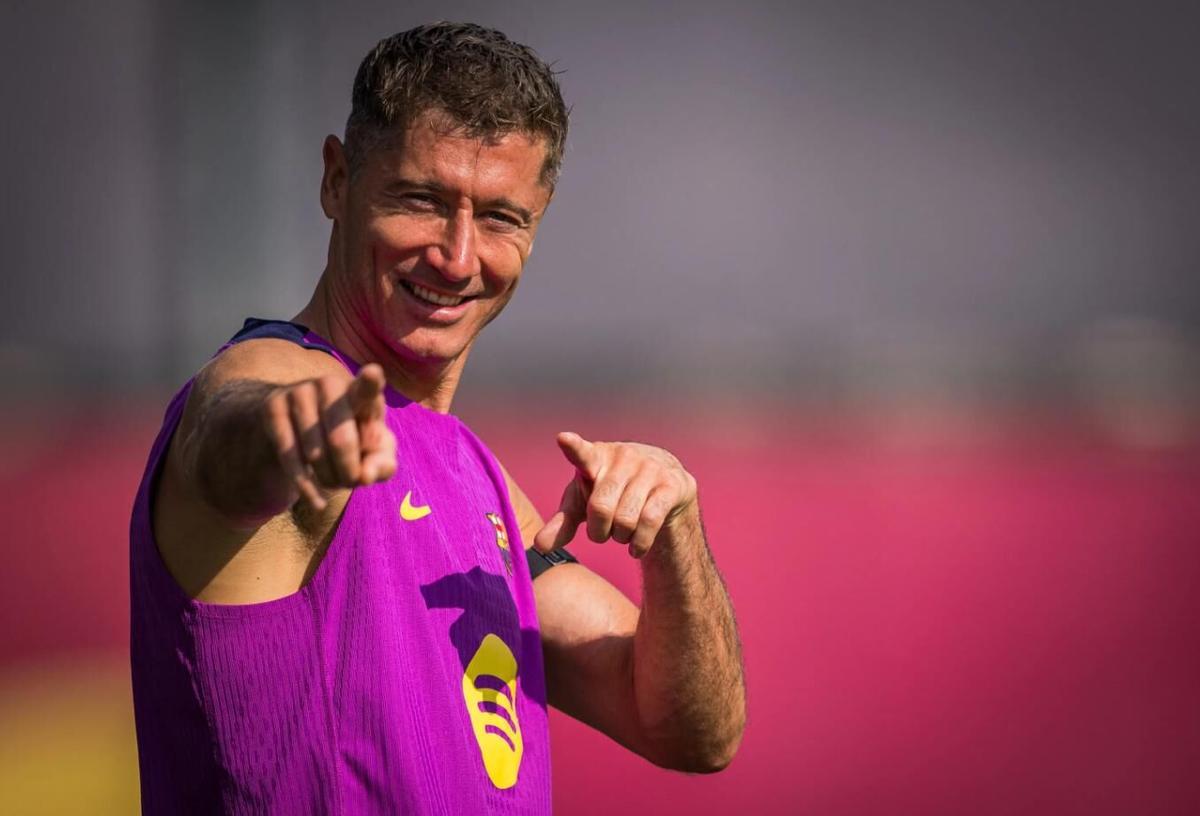 Robert Lewandowski, a por su partido 150 con el Barça