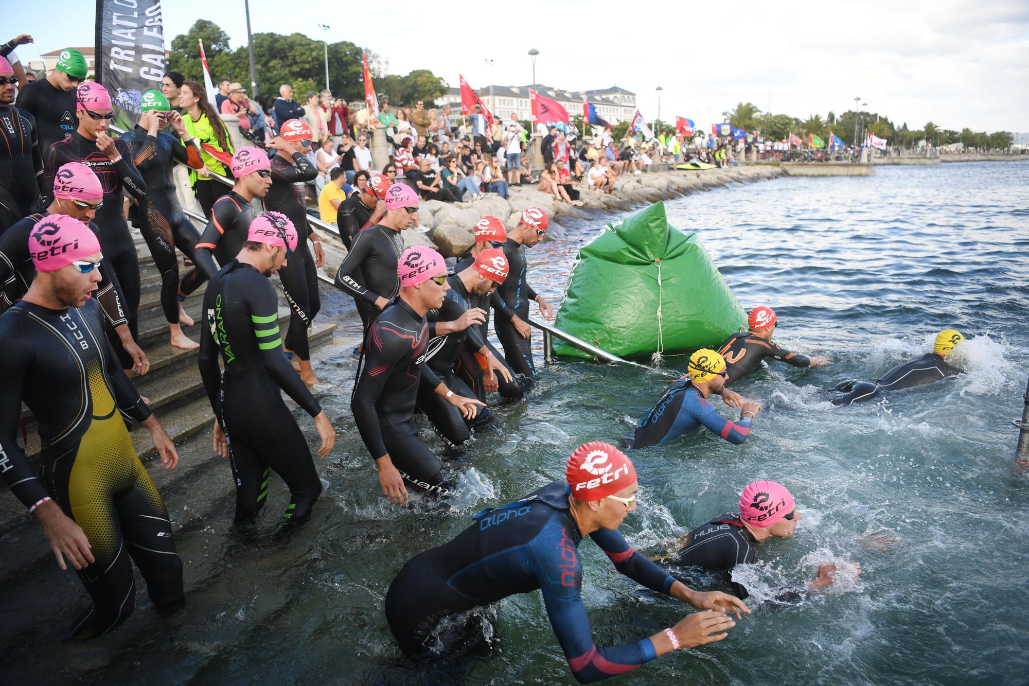 Campeonato de España de clubes de triatlón celebrado en A Coruña