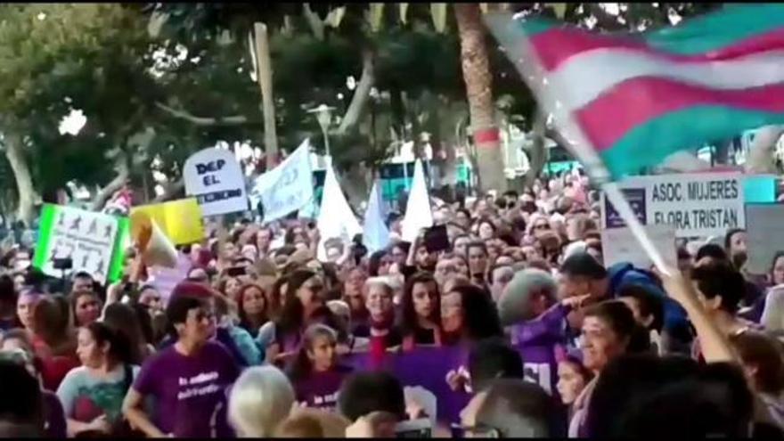 Manifestación del 8M en Las Palmas de Gran Canaria