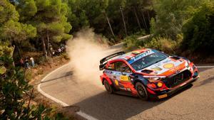 Thierry Neuville, en el tramo de La Granadella.