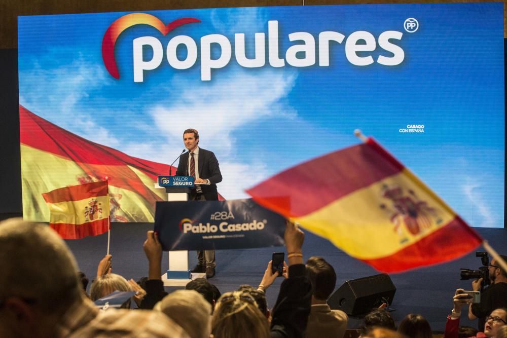 Pablo Casado reivindica que solo el PP defiende a las clases medias.