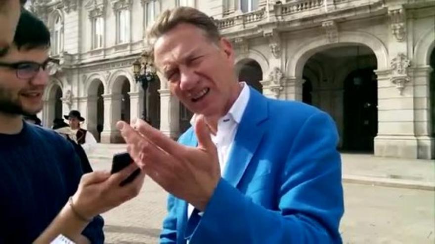 Michael Portillo visita A Coruña con la BBC