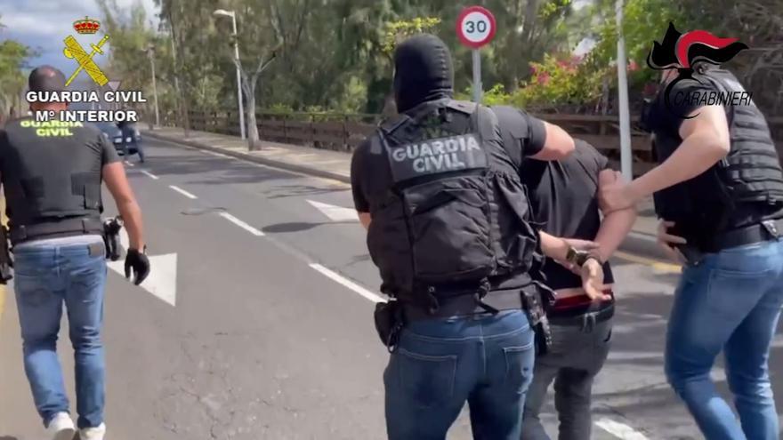 La Guardia Civil detiene en Tenerife a un peligroso atracador huido de las autoridades italianas