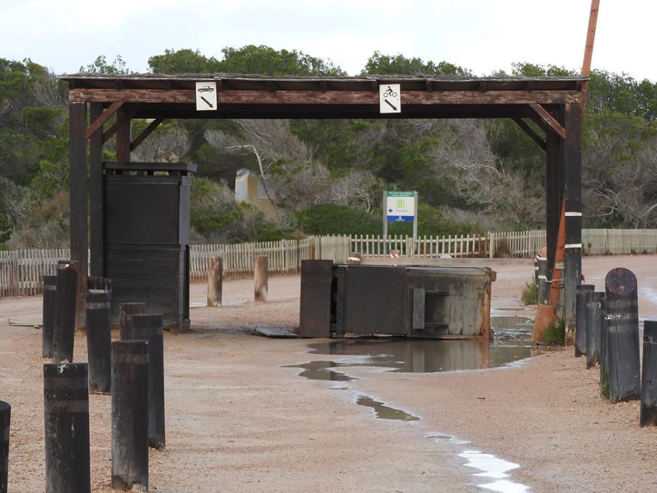 Temporal en Formentera.