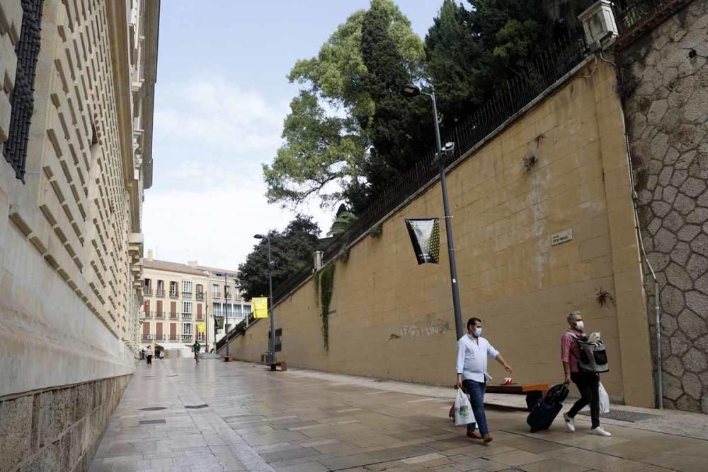 Obras para instalar un poema de Aleixandre en la travesía del Pintor Nogales