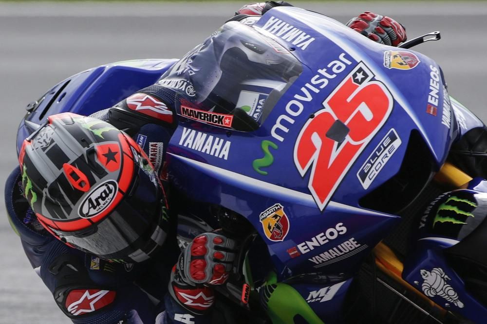 Maverick Viñales als tests de Sepang