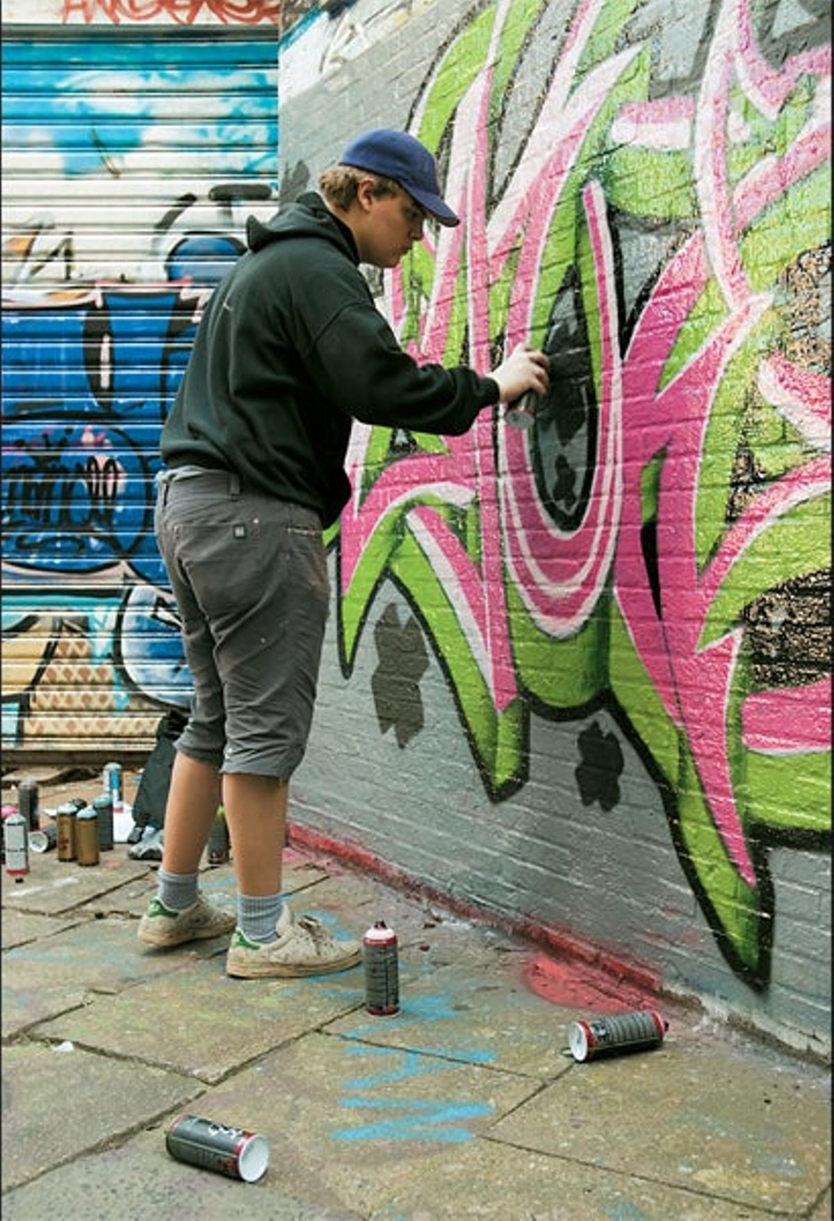 El callejón del grafiti Werregarenstraat.