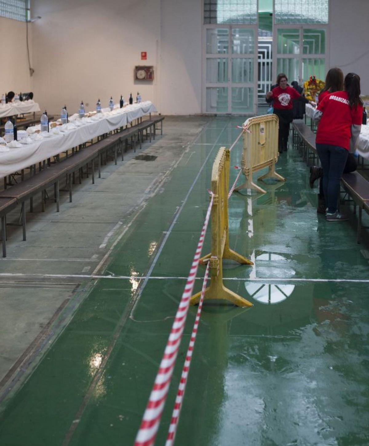 La Fundación, llena de agua. |  Bernabé