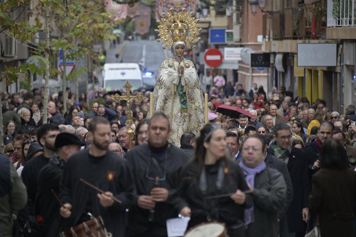 Así ha sido la salida de la patrona de Elche en romería
