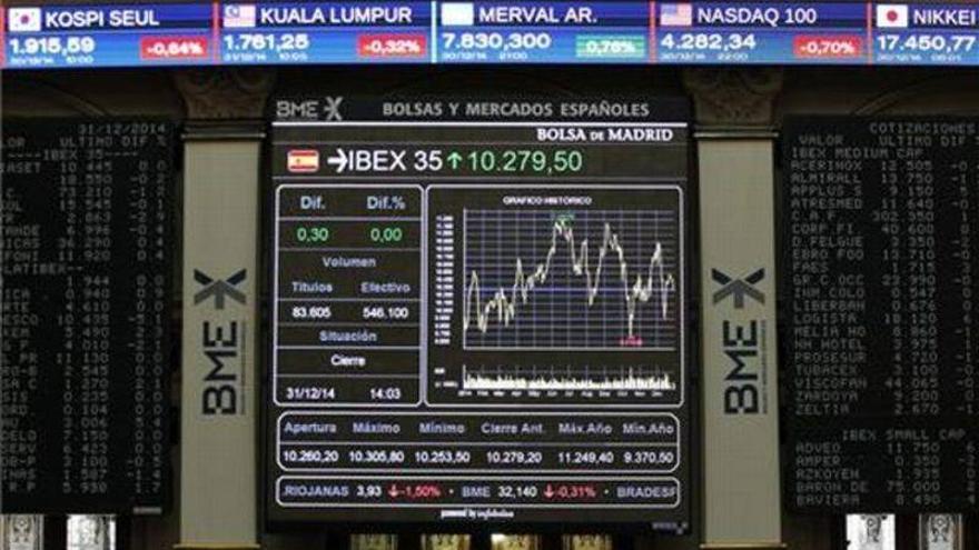 Las empresas del Ibex ganaron un 35% más en el primer trimestre