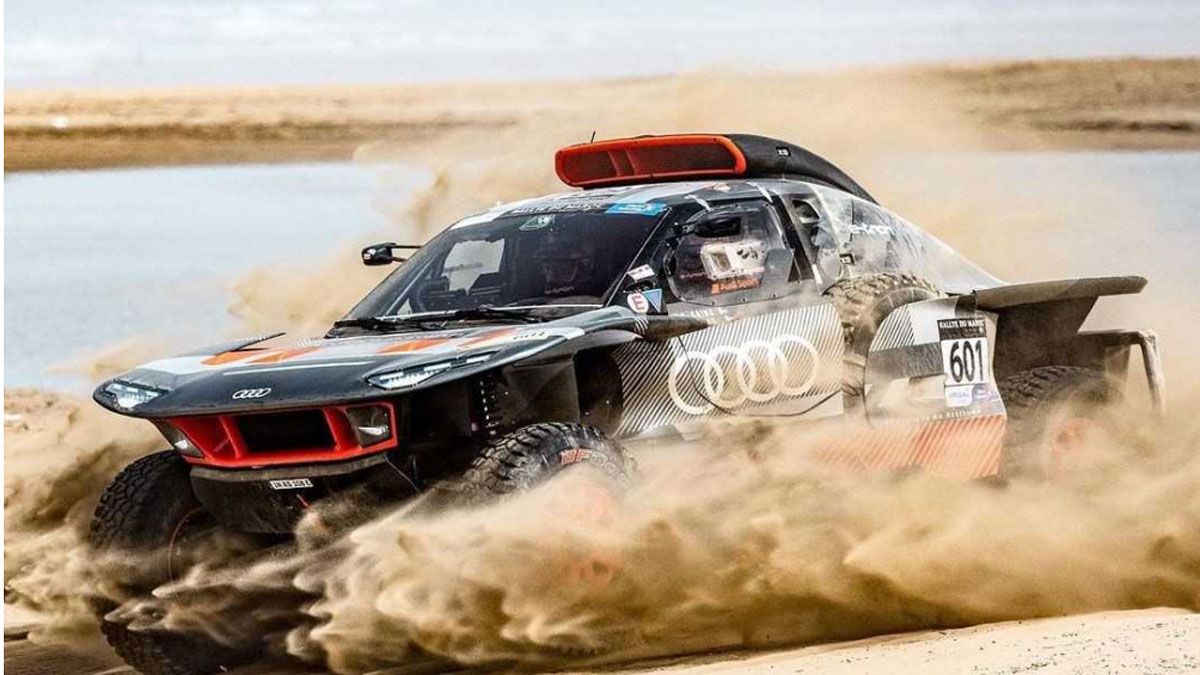 Sainz brilló al volante del nuevo Audi en el desierto de Marruecos