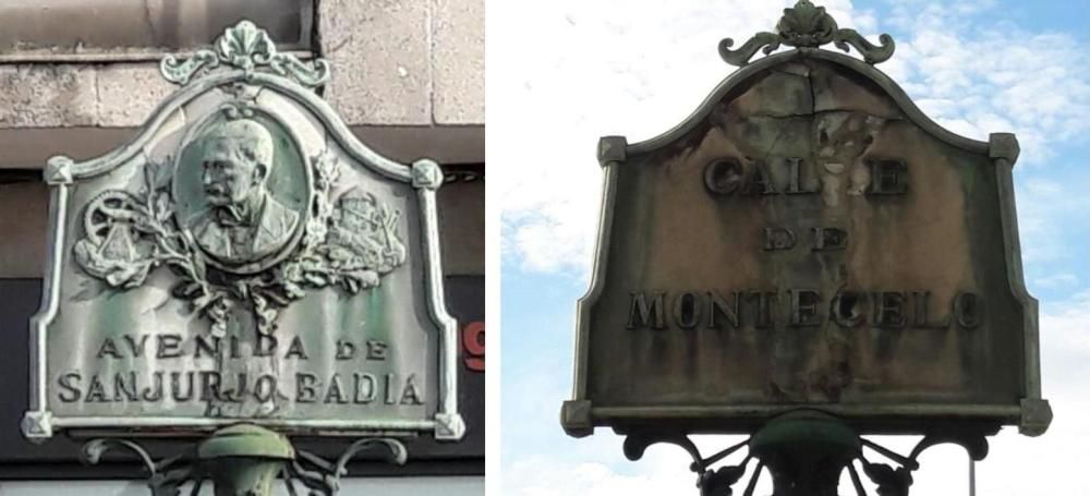 Recuperación de placas históricas en Vigo