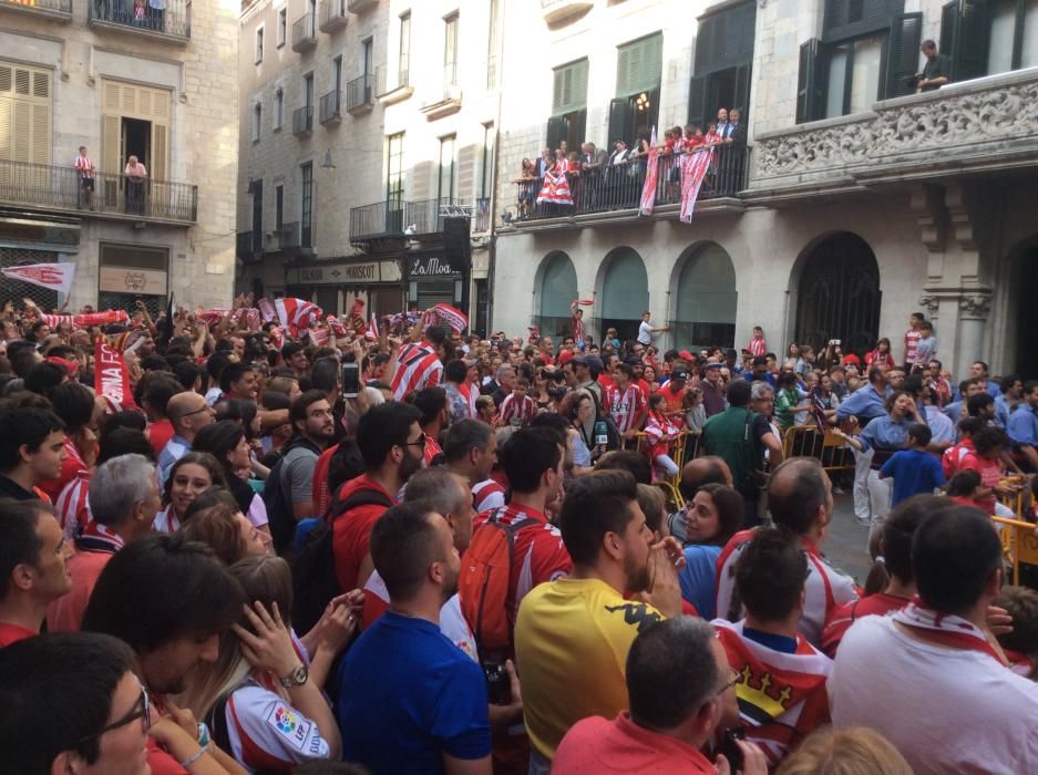 Rua de celebració de l'ascens del Girona