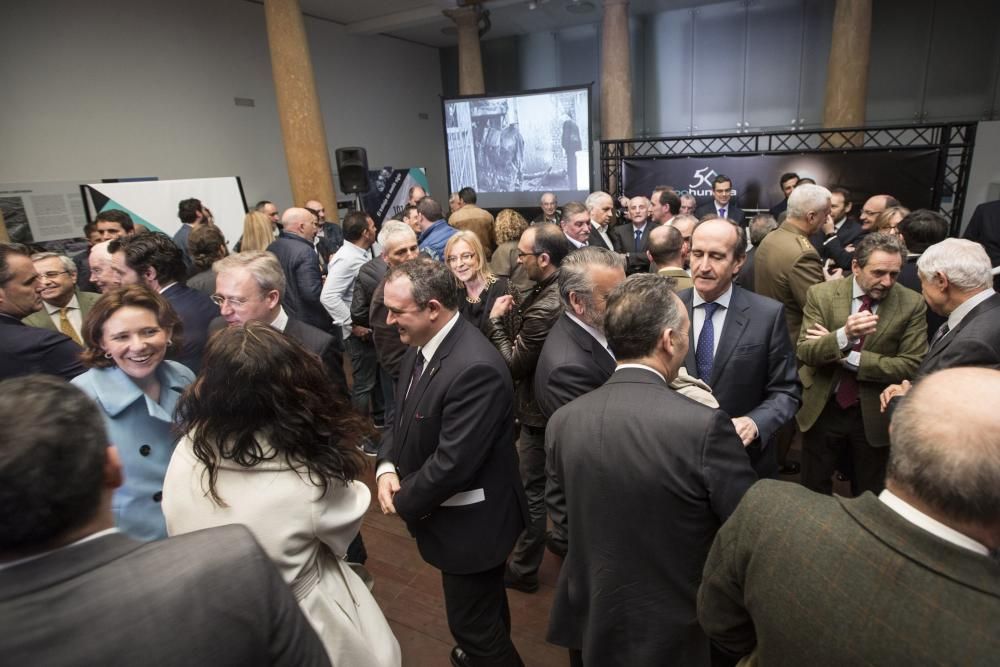 Presentación de los actos del 50 aniversario de Hunosa