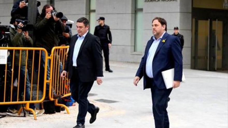 Junqueras y los &#039;exconsellers&#039; negaron ante la jueza que alentaran la violencia