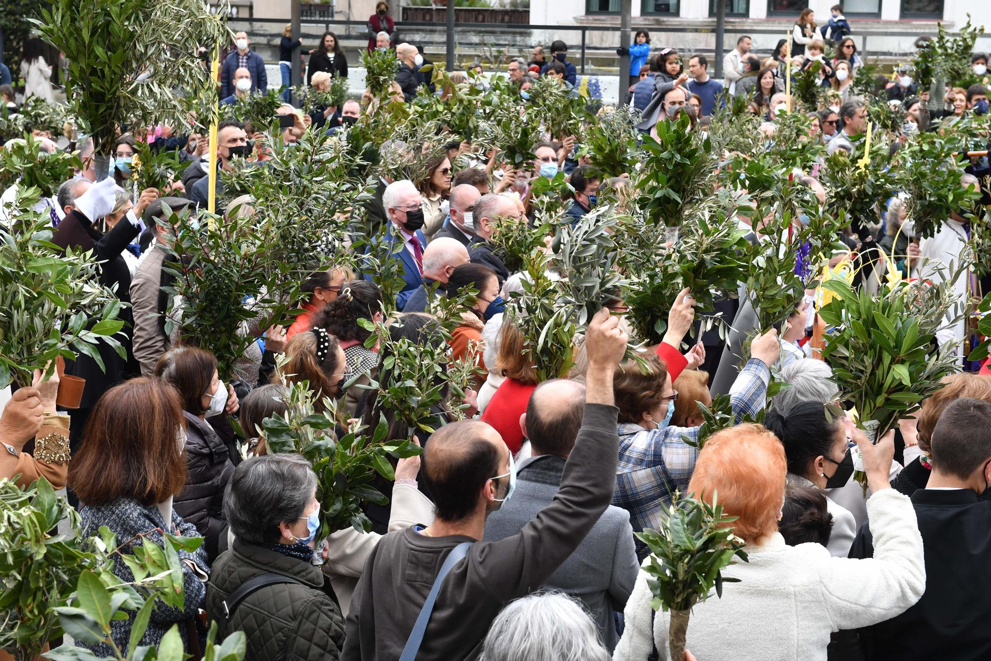 La procesión de la borriquilla en A Coruña