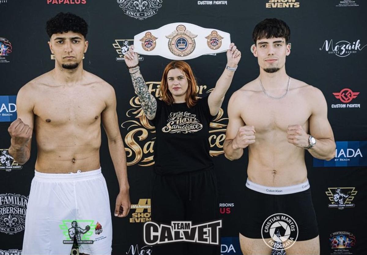 Ismael Ouraichi, abans del combat davant d'Artiz Danos